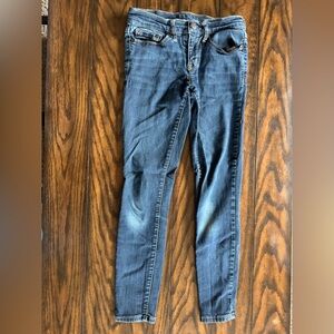 Women's Dark Blue Aeropostale Jeggings. Size 0.